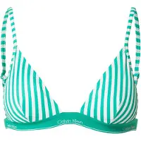 Calvin Klein Triangle 20186 Penny Stripe+mardi Gras Green Taglia: S | Bikini Outlet | Donna | Verde