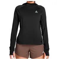 Nike Women's ACG Trail UV Hooded Midlayer Maglia a manica lunga Donna (M, nero)