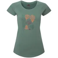 Mountain Equipment Women's Leaf Tee T-shirt Donna (36, olivia/turchese)