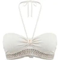 Banana Moon Women's Kenteo Marany Parte superiore bikini Donna (42, bianco/grigio)
