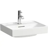Laufen MEDA Lave-mains, encastrable, 450x350mm, 1 trou pour robinet, avec trop-plein, H8151117571041, H8151117571041
