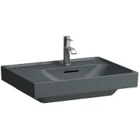 Laufen MEDA lavabo à poser, poncé, tablette à gauche, 600x460mm, sans trou pour robinet, avec trop-plein, H8181127581091, H8181127581091