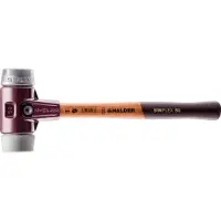 HALDER Mazza SIMPLEX soft-face con alloggiamento TE e impugnatura in legno, Ø 50, TPE-mid / metallo morbido
