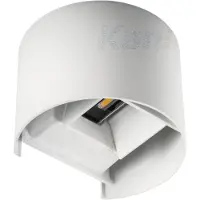 Kanlux S.A. Kanlux lampada da parete per esterni serie REKA 28993 - LED 7W, IP54, alluminio bianco