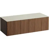 Laufen Il Bagno Alessi Élément à tiroirs, plateau en pierre Calce Avorio, sans découpe, 120x50x37cm, 1 tiroir, H4313000976301, H4313000976301