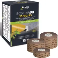 SADER Bostik Rotolo 50 battiscopa zoccoli nastro biadesivo 50mm x 50m rotolo