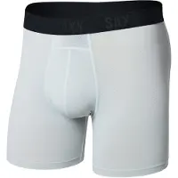 Saxx Smooth Flex Light Compression Boxer Brief Intimo sintetico Uomo (XL, grigio)