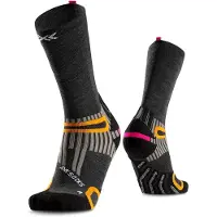 X-socks Hike Anatomix Merino Crew Calze da trekking (35-36, nero)