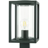LUCANDE Lampione Ferda, 100 cm, verde, IP44