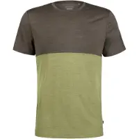 Stoic MerinoChill MMXX. Göteborg Colorblock Tee Maglia merino Uomo (XXL, olivia)
