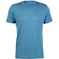 Stoic MerinoChill MMXX. Göteborg Tee Maglia merino Uomo (3XL, blu)