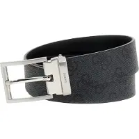 GUESS cintura da uomo con stampa pattern logo 4g nero