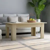 Prolenta Maison Exclusive - Tavolino Sonoma in rovere 100x60x42 cm Materiale ligneo