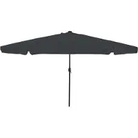 Syfax Ombrello da giardino 395 x 395 x 245 cm Poliestere Rotondo