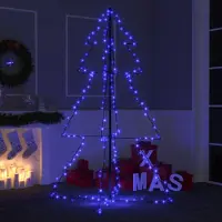Prolenta Maison Exclusive - Albero di Natale a Cono 200 LED per Interni Esterni 98x150 cm