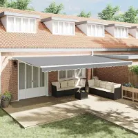 Prolenta Maison Exclusive - Struttura della tenda Bianco 600 × 300 cm Alluminio