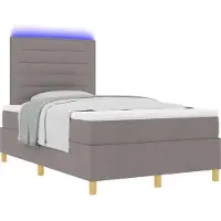 Syfax Letto a Sorgente LED con materasso Talpa 120 x 200 cm Tessuto