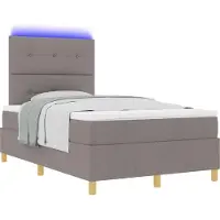 Syfax Letto a Sorgente LED con materasso Talpa 120 x 200 cm Tessuto