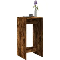 Prolenta Maison Exclusive - Tavolo da bar in rovere affumicato 51x50x103,5 cm Materiale ligneo