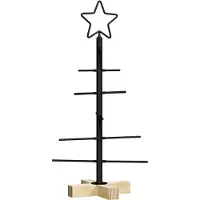 Syfax Albero di Natale in metallo Nero 59,5 cm