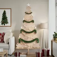 Prolenta Maison Exclusive - Albero di Natale in legno da decorare 180 cm in legno massello di pino
