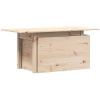 Syfax Tavolo da Giardino 100x50x75 cm in Legno Massello di Pino