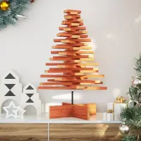 Prolenta Maison Exclusive - Albero di Natale in legno da decorare 80 cm in legno massello di pino