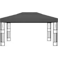 Syfax Gazebo 3x4 m Antracite in Tessuto