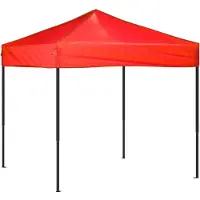 Syfax Tenda per Feste Pieghevole Rossa 2x2 m