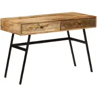 Prolenta Maison Exclusive - Scrivania con cassetti in legno massello di mango 110×50×76 cm