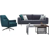 AEA Sofa 3-Sitzer Wohnzimmer Sessel Relaxgarnitur Lounge-Garnitur Komplettsofa Couch