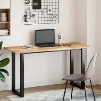 Prolenta Maison Exclusive - Piano per scrivania non trattato 120x60x2 cm in legno massello di acacia