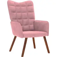 Syfax Sedia Relax Rosa in Velluto