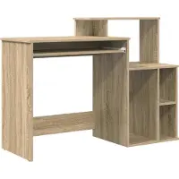 Syfax Scrivania Rovere Sonoma 120,5 x 44 x 88,5 cm Legno multistrato