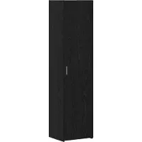 Syfax Credenza Rovere Nero 45 x 42,5 x 185 cm