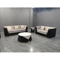 AEA Medusa Couch Set Garnitur 3+2 mit Couchtisch Sofagarnituren Stoff Couchen