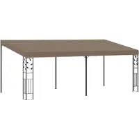 Syfax Gazebo a Parete 6x3x2,5 m Talpa