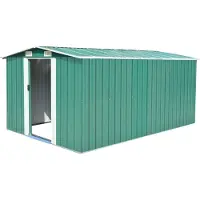 Syfax Casetta da Giardino 257x392x181 cm in Metallo Verde