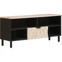 Syfax Mobile TV con cassetto Finitura Bianco Lavato 100 x 33 x 46 cm