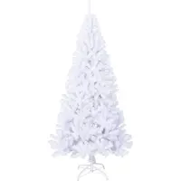 Prolenta Maison Exclusive - Albero di Natale artificiale con rami spessi, bianco, 180 cm, PVC
