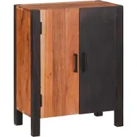 Syfax Credenza Marrone 55 x 30 x 75 cm Legno di Acacia Massello