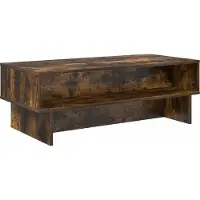 Syfax Tavolino da salotto Rovere fumé 100 x 46 x 35 cm