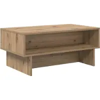 Syfax Tavolino da salotto Rovere artigianale 80 x 46 x 35 cm