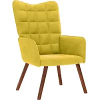 Syfax Poltrona Relax Giallo in Velluto