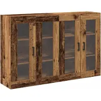 Syfax Armadi da Parete 2 pcs Legno vecchio 69,5 x 34 x 90 cm