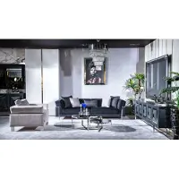 AEA Wohnzimmer Sofagarnitur 3+1 Sitzer Couchtisch Sofa Sessel Set 4tlg.