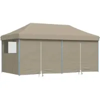 Syfax Tendone Pop-up 580 x 292 x 315 cm Tortora Tessuto Oxford