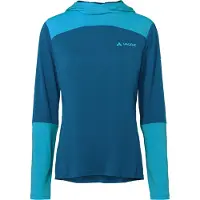 Vaude Women's Tremalzo L/S Shirt Maglietta da ciclismo Donna (44, blu)