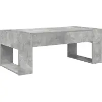 Syfax Tavolino da salotto Grigio cemento 110 x 50 x 41 cm