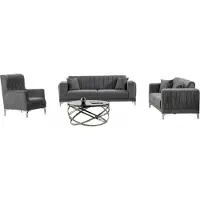 AEA Sofa 3-Sitzer Wohnzimmer-Set Couch Komplettsofa Lounge-Garnitur Relaxgarnitur